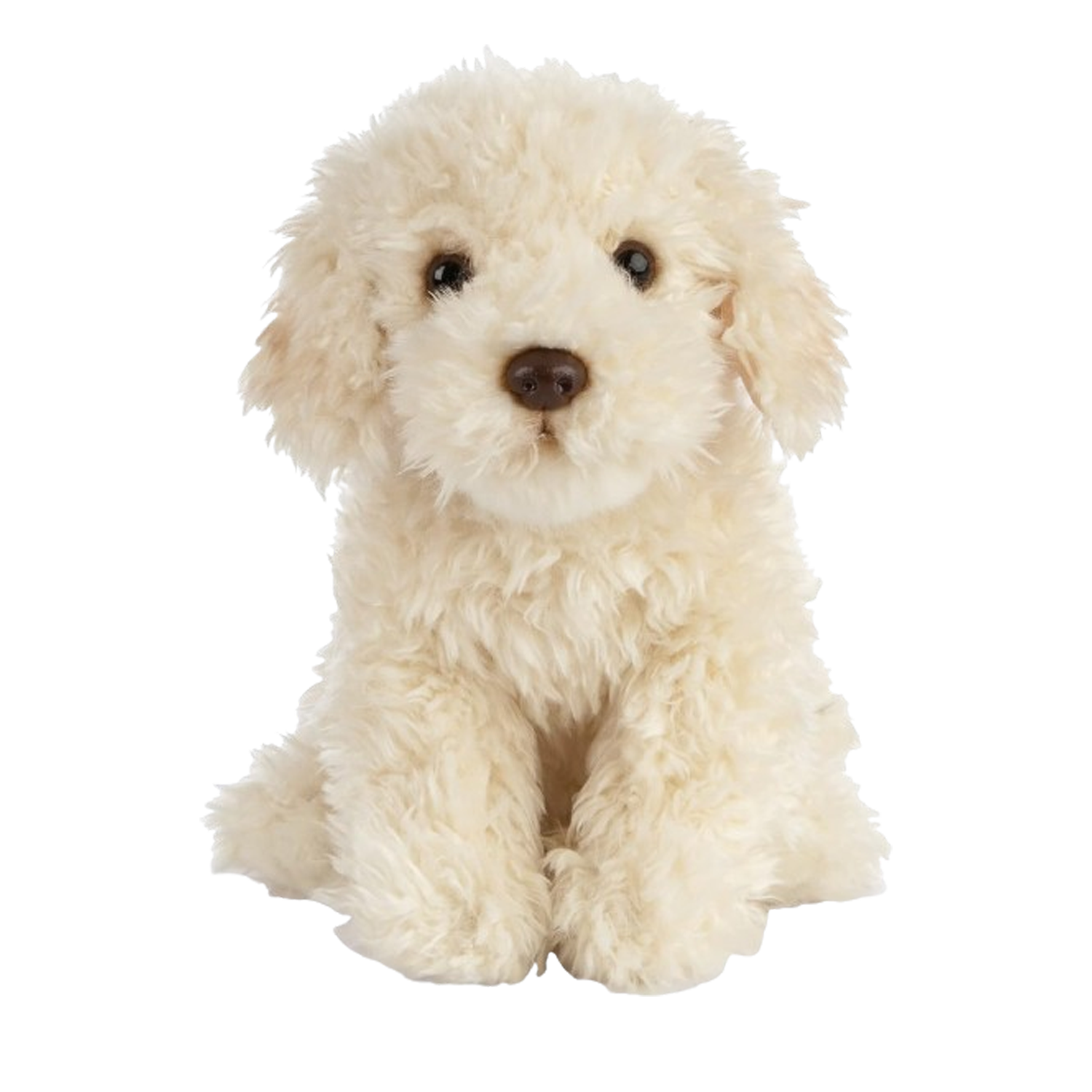 Living Nature Labradoodle, Realistic Soft Cuddly Dog Toy, Naturli Eco-Friendly Plush, 25cm