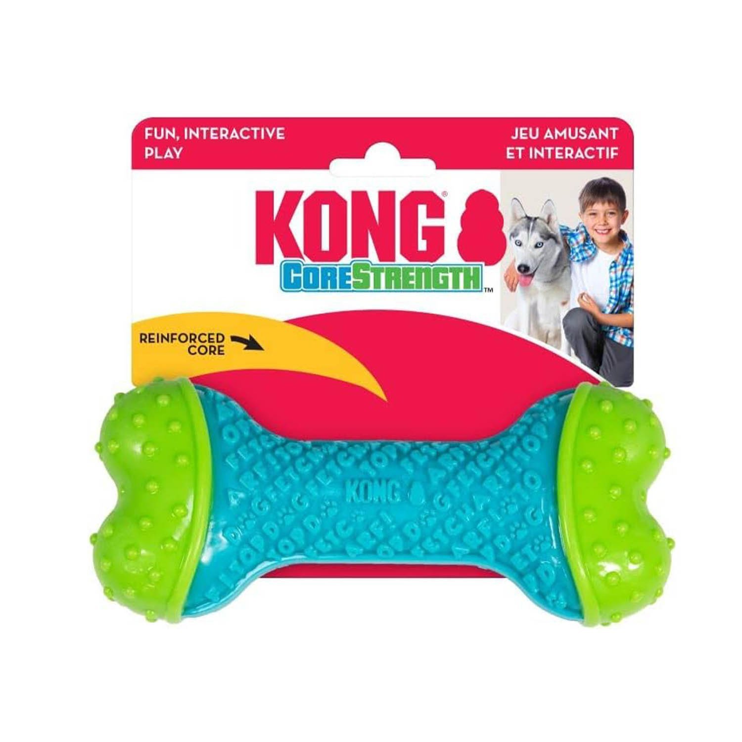 KONG - CoreStrength Bone - Long Lasting Dog Dental and Chew Toy - For Medium/Large Dogs