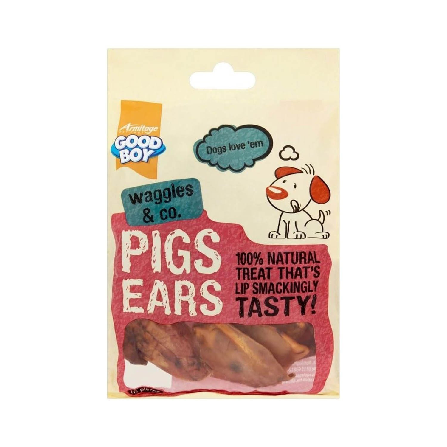 Armitage Good Boy Pigs Ears Strips (10 per Pack - 150g)