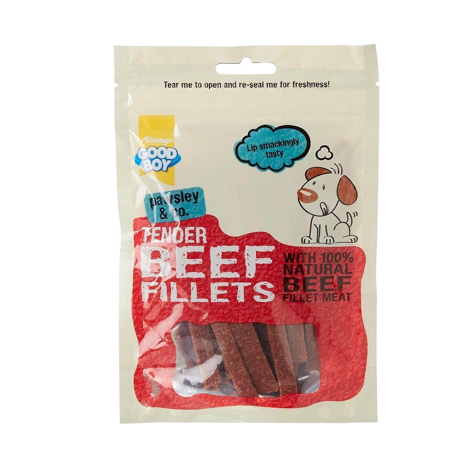 Armitage Good Boy Tender Beef Fillets (90g)